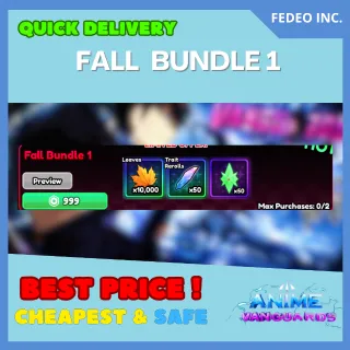Anime Vanguards  Fall Bundle 1