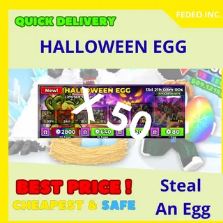 HALLOWEEN EGG X 50