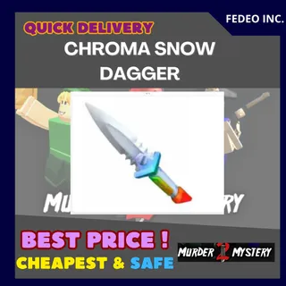 MM2 CHROMA SNOW DAGGER