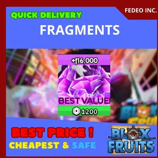 FRAGMENTS X 16 000