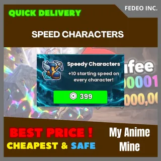 SPEED CHARACTERS