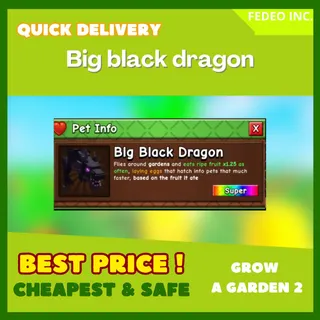 GAG2 BIG BLACK DRAGON