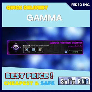 Sol's RNG GAMMA