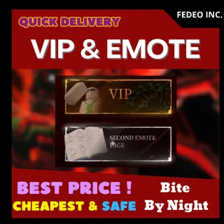  Bite By Night VIP & SECOND EMOTE PAGE