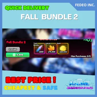 Anime Vanguards  Fall Bundle 2