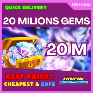 Anime Defenders Gems