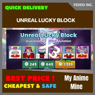 UNREAL LUCKY BLOCK X3