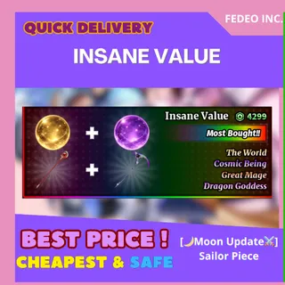 Sailor Piece INSANE VALUE FOR 4299 RBX