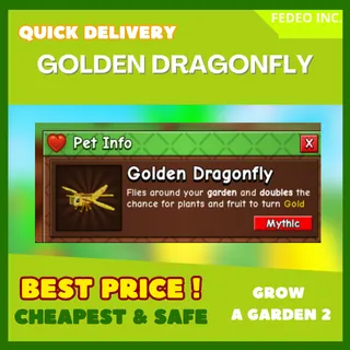 Golden Dragonfly - Mythic Pet