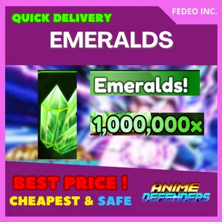  ANIME DEFENDERS EMERALDS X 1 M