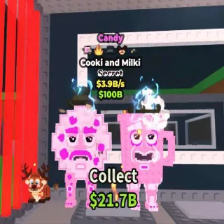 🍬 5 TRAITS!!! Candy Cooki and Milki 3.9B/s - SAB (Fast Delivery)