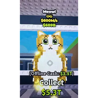 🦉 [OG] Meowl 600M/s - SAB (Fast Delivery) 🐱