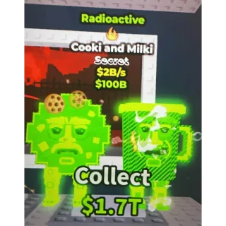 ☢️ FIRE TRAIT!!! Radioactive Cooki and Milki 2B/s - SAB (Fast Delivery)