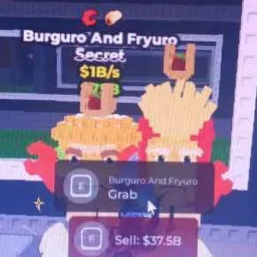 🎨 2 TRAITS!!! Burguro and Fryuro 1B/s - SAB (Fast Delivery)