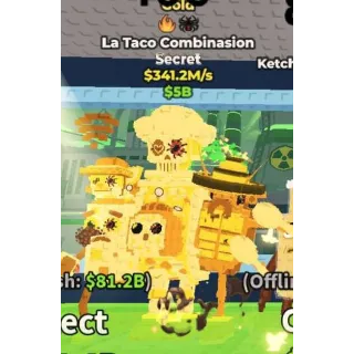 🏆 2 TRAITS!!! Gold La Taco Combinasion 341.2M/s - SAB (Fast Delivery)