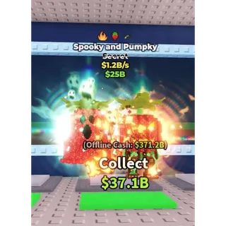 🍓👻 2 + STRAWBERRY TRAITS!!! Spooky and Pumpky 1.2B/s - SAB (Fast Delivery)