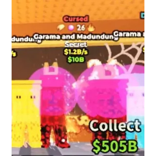 👹 4 TRAITS!!! Cursed Garama and Madundung 1.2B/s - SAB (Fast Delivery)