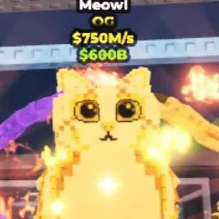 ‎🐱🦉 [OG] Gold Meowl 750M/s - SAB (Fast Delivery)