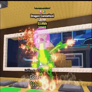 ‎☢️ 2 TRAITS!!! Radioactive Dragon Cannelloni 3.8B/s - SAB (Fast Delivery) 🩷