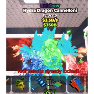 🌈 Rainbow Hydra Dragon Cannelloni 3.5B/s (Steal A Brainrot) 🐉