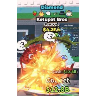 🍓 STRAWBERRY + 5 TRAITS Diamond Ketupat Bros 4.2B/s - SAB (Fast Delivery) 💎