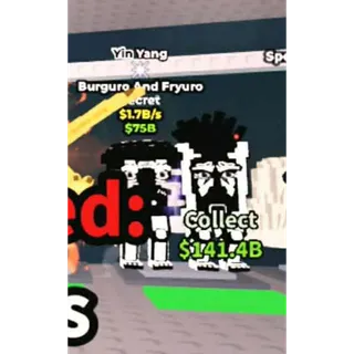 ☯️ RAP CONCERT TRAIT!!! YIN YANG Burguro and Fryuro 1.7B/s - SAB (Fast Delivery)