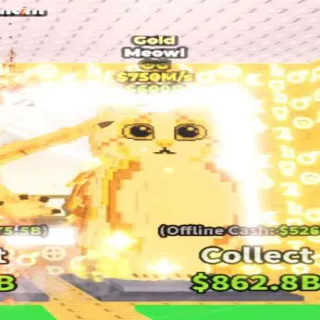 ‎🐱🦉 [OG] Gold Meowl 750M/s - SAB (Fast Delivery)