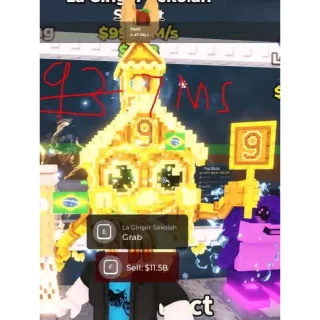 🏆 2 TRAITS!!! Gold La Ginger Sekolah 993.7M/s - SAB (Fast Delivery)