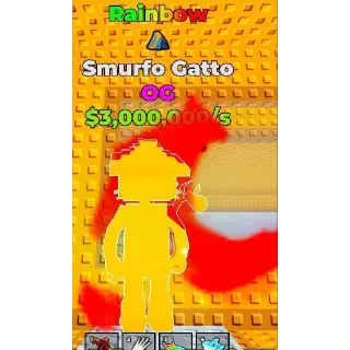 🌈 VOLCANO TRAIT!!! Rainbow [OG] Smurfo Gatto 3M/s - BLB (Fast Delivery)