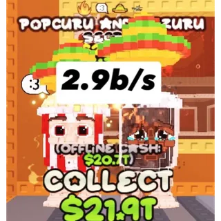 🍿 4 TRAITS!!! Popcuru and Fizzuru 2.9B/s - SAB (Fast Delivery)