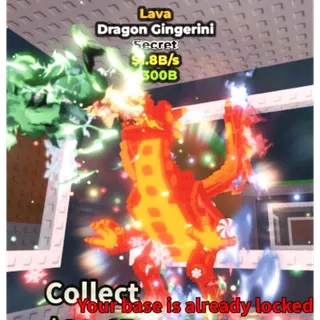 🌋 LAVA Dragon Gingerini 1.8B/s (Steal A Brainrot)