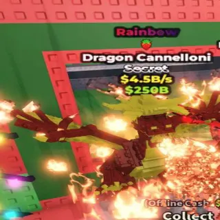 🌈 STRAWBERRY TRAIT!!! Rainbow Dragon Cannelloni 4.5B/s 🍓 - SAB (Fast Delivery)