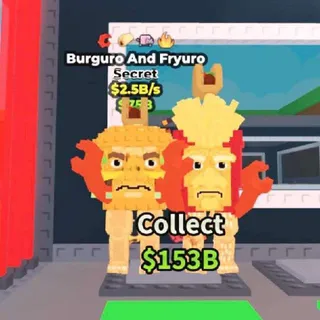 🎨 4 TRAITS!!! Burguro and Fryuro 1.8B/s - SAB (Fast Delivery)