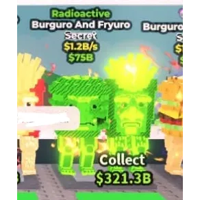 ☢️ Radioactive Burguro and Fryuro 1.2B/s - SAB (Fast Delivery)