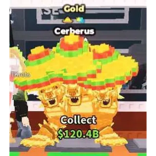 🏆 2 TRAITS!!! Gold Cerberus 1.6B/s - SAB (Fast Delivery)