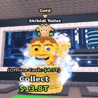 🏆 SKIBIDI TRAIT!!! Gold [OG] Skibidi Toilet 2B/s - SAB (Fast Delivery)  🚽