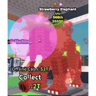 🍓 2 TRAITS!!!! 'OG' STRAWBERRY ELEPHANT 6B/s - SAB (Fast Delivery) 🐘