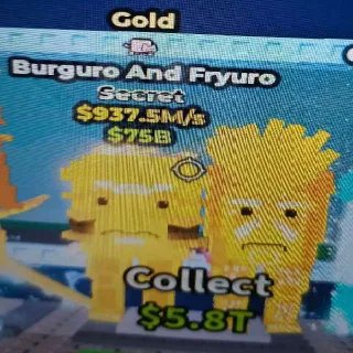 🏆 NYAN TRAIT!!! Gold Burguro and Fryuro 937.5M/s - SAB (Fast Delivery)