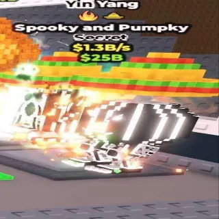 ☯️ 2 TRAITS!!! Yin Yang Spooky and Pumpky 1.3B/s - SAB (Fast Delivery)