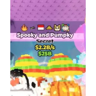 🎃 6 TRAITS!!! Spooky and Pumpky 2.2B/s - SAB (Fast Delivery)