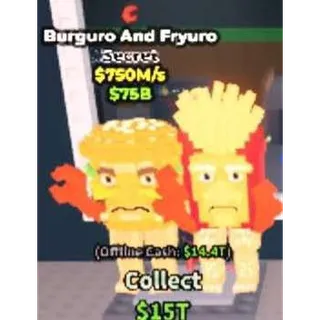 🦀 CRAB TRAIT!!! Burguro and Fryuro 750M/s - SAB (Fast Delivery)