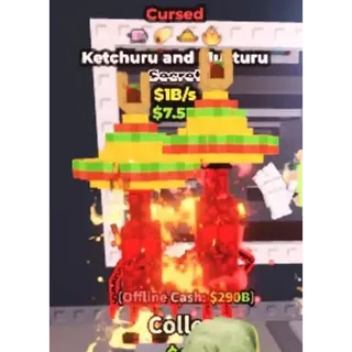 👹 4 TRAITS!!! Cursed Ketchuru and Musturu 1B/s - SAB (Fast Delivery)