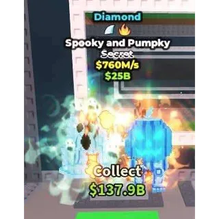 💎 2 TRAITS!!! Diamond Spooky and Pumpky 760M/s - SAB (Fast Delivery)