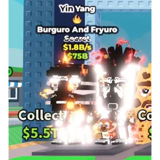 🔥 FIRE TRAIT!!! Yin Yang Burguro and Fryuro 1.8B/s - SAB (Fast Delivery)