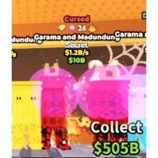 👹 4 TRAITS!!! Cursed Garama and Madundung 1.2B/s - SAB (Fast Delivery)