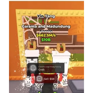 ☯️ 2 TRAITS!!! Yin Yang Garama and Madundung 662.5M/s - SAB (Fast Delivery)