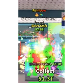 🌈 2 TRAITS!!! Rainbow Ketchuru and Musturu 807.5M/s - SAB (Fast Delivery)