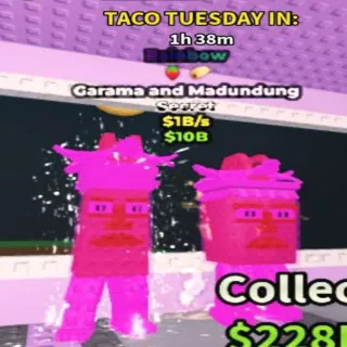 ‎🍓 STRAWBERRY + TACO TRAIT!!! RAINBOW Garama and Madundung 1B/s 🌈 - SAB (Fast Delivery)
