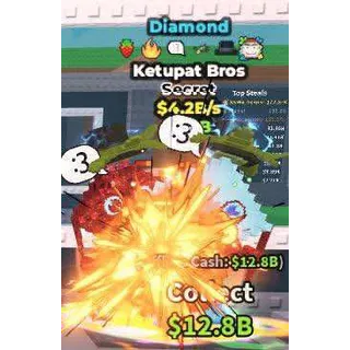 🍓 STRAWBERRY + 5 TRAITS Diamond Ketupat Bros 4.2B/s - SAB (Fast Delivery) 💎