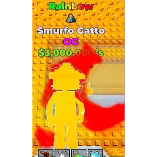 🌈 VOLCANO TRAIT!!! Rainbow [OG] Smurfo Gatto 3M/s - BLB (Fast Delivery)